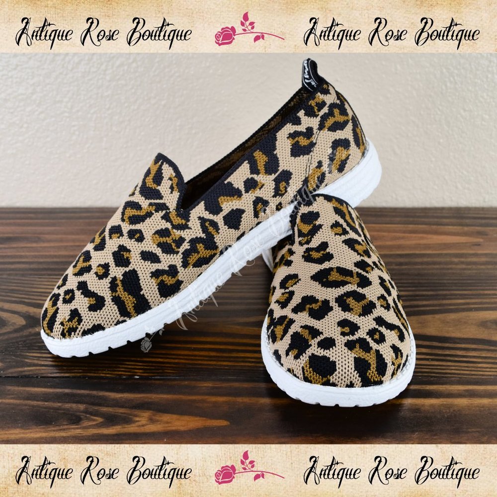 🌹 Very G Gypsy Jazz Swift Leopard Slip-Ons